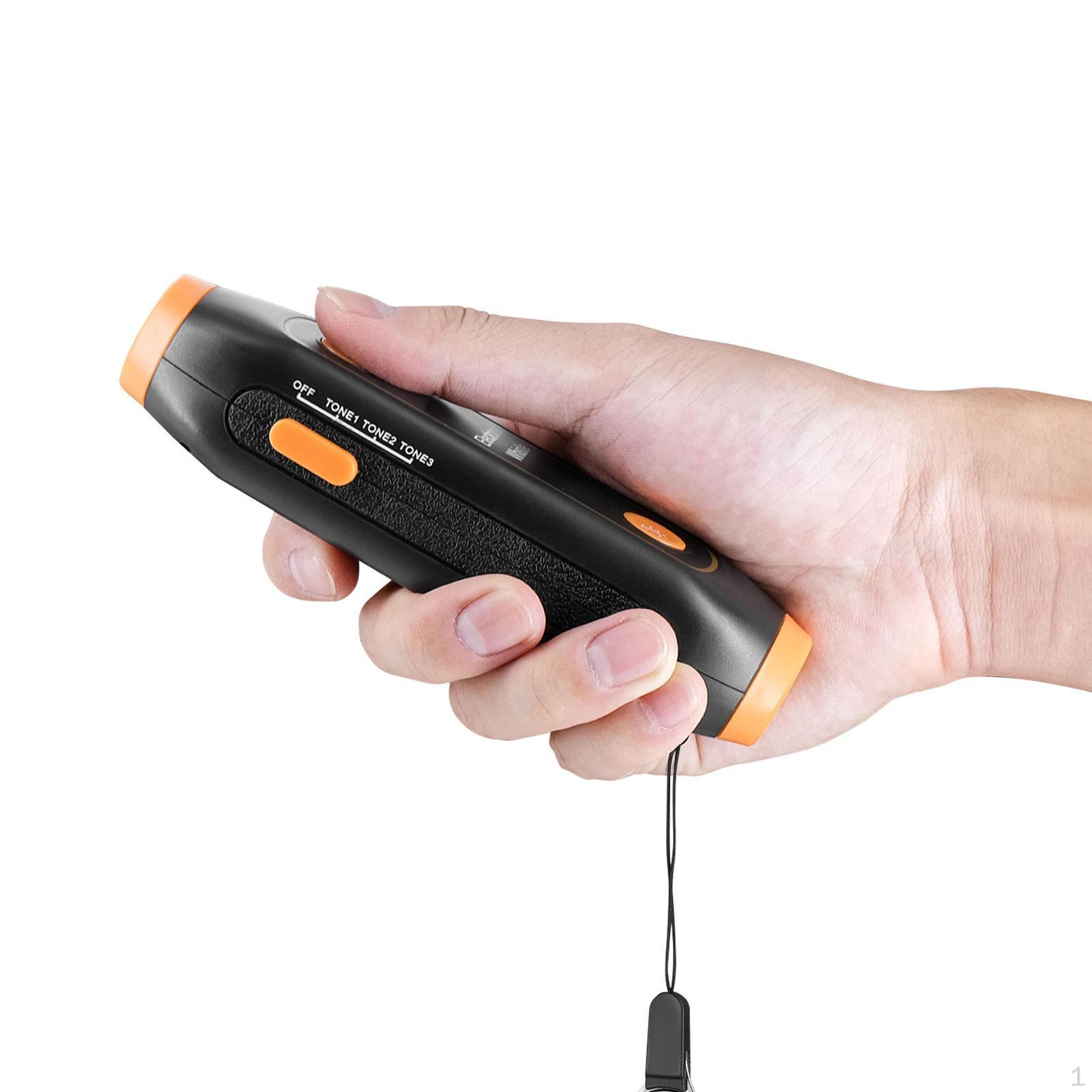 Electronic Whistle 3 Modes High Volume for Hiking Basketball Cheerleading оранжевый