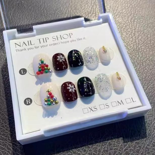 

Nail Wear Handmade Fashion Casual Simple Exquisite Classic Nail Patch Style L