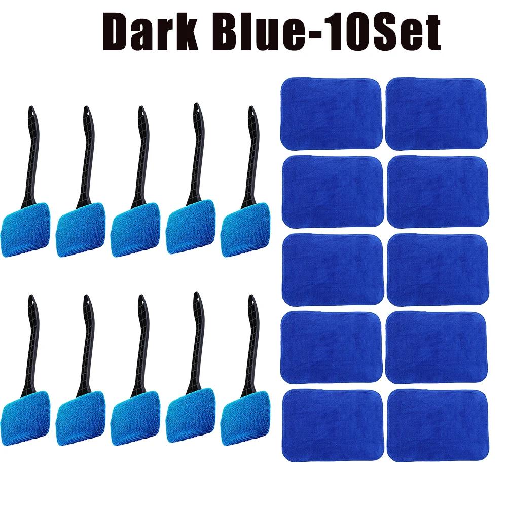 Car Window Cleaner Brush Kit Windshield Wiper Microfiber Wiper Cleaner Cleaning Brush Auto Cleaning Wash Tool Long Handle