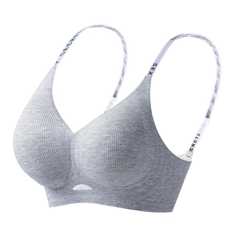 Seamless Wire-Free Bra: Soft, Breathable, Side Support for Beautiful Back and Enhanced Small Bust.