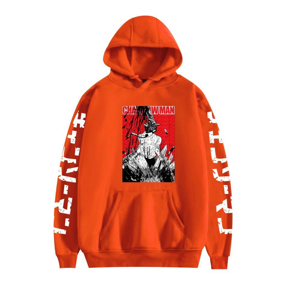 Chainsaw Man Anime Men Women Hoodies Autumn Casual Pullover Hoodie Fashion Sweatshirts Hip Hop Sweatshirt Clothes