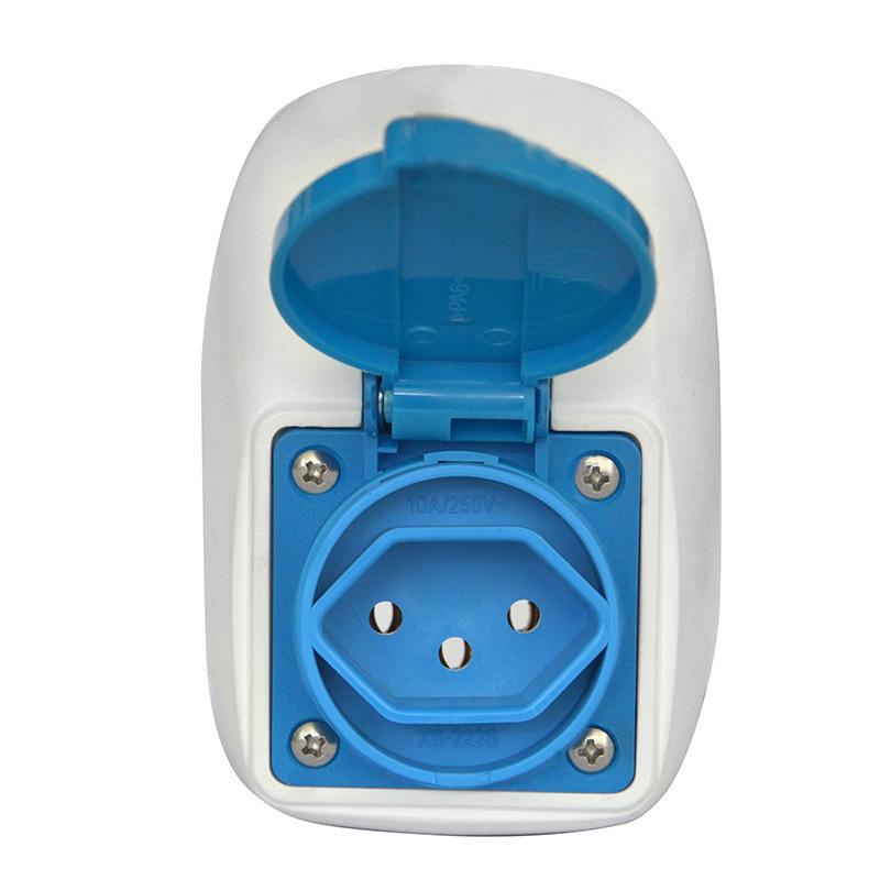 Weatherproof Outdoor WiFi Remote Control Timer Switch Socket with IP44 Plastic Shell