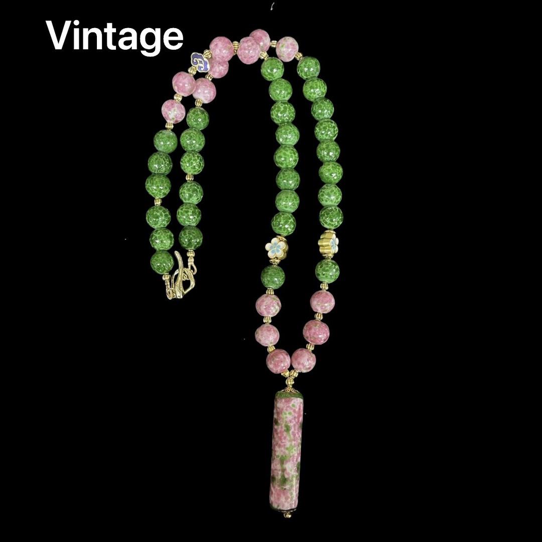 Винтажное многоцветное ожерелье-столб из кожи лягушки в стиле Минань Jewelry