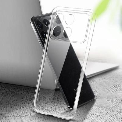 Ultracienkie Miękkie Przezroczyste Etui TPU na Telefon Dla Xiaomi Redmi Note 13 Pro 4G K70E Poco X6 Pro 5G Przezroczyste Silikonowe Wstrząsoodporne Etui