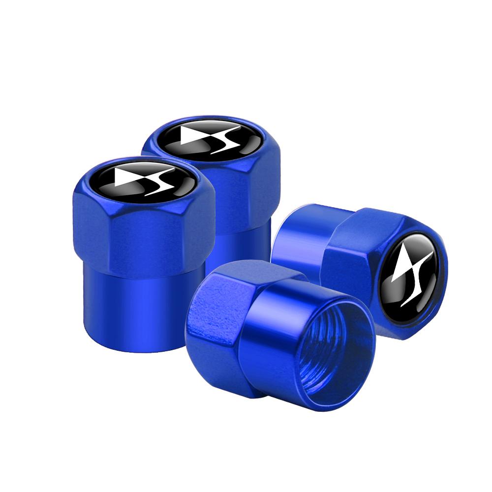 Car Wheel Tire Valve Caps Tyre Stem Caps Bolt-In For Citroen DS3 DS5 DS4 C4 C3 Xsara C-Elysee C5 C1 Jumper Picasso Accessories