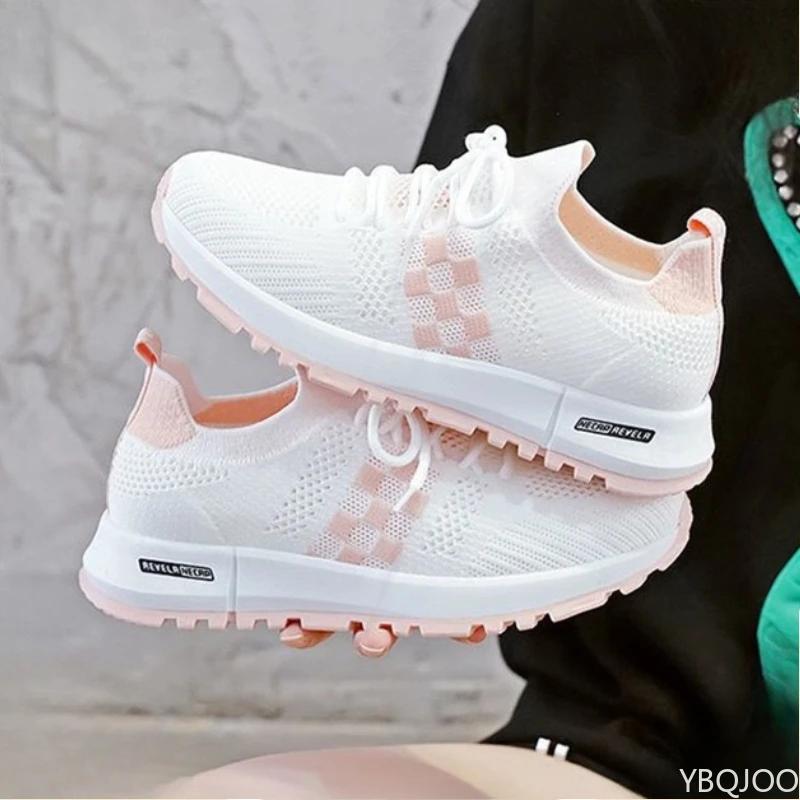 Fashion Women's spring summer Sneakers Casual versatile mesh shoes Trendy lightweight non slip shoe Fashion comfort ladies shoes Mujer