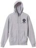 Mobile Suit Gundam Principality of Zeon Zip Hoodie, MIX GRAY, Size S