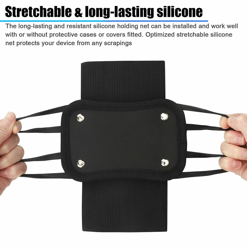 Adjustable Car Headrest Mount Holder Stretchable Silicone Cover Bracket Car Seat Back Universal Compatible For Ipad Tablets Phone