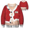 Womens Mens Ugly Christmas Sweater Xmas Long Sleeve Pullover Jumper Sweatshirt