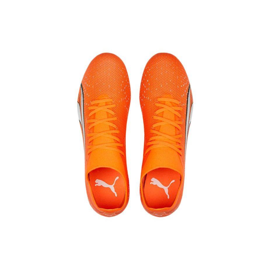 Puma Ultra Match Round Toe Comfortable AG (Rubber Short Studs) Natural Grass Artificial Grass Fabric Super Fiber Football Shoes 107217-01