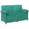 2 Seater Sofa Turquoise 158 X 83 X 95 Cm Velvet