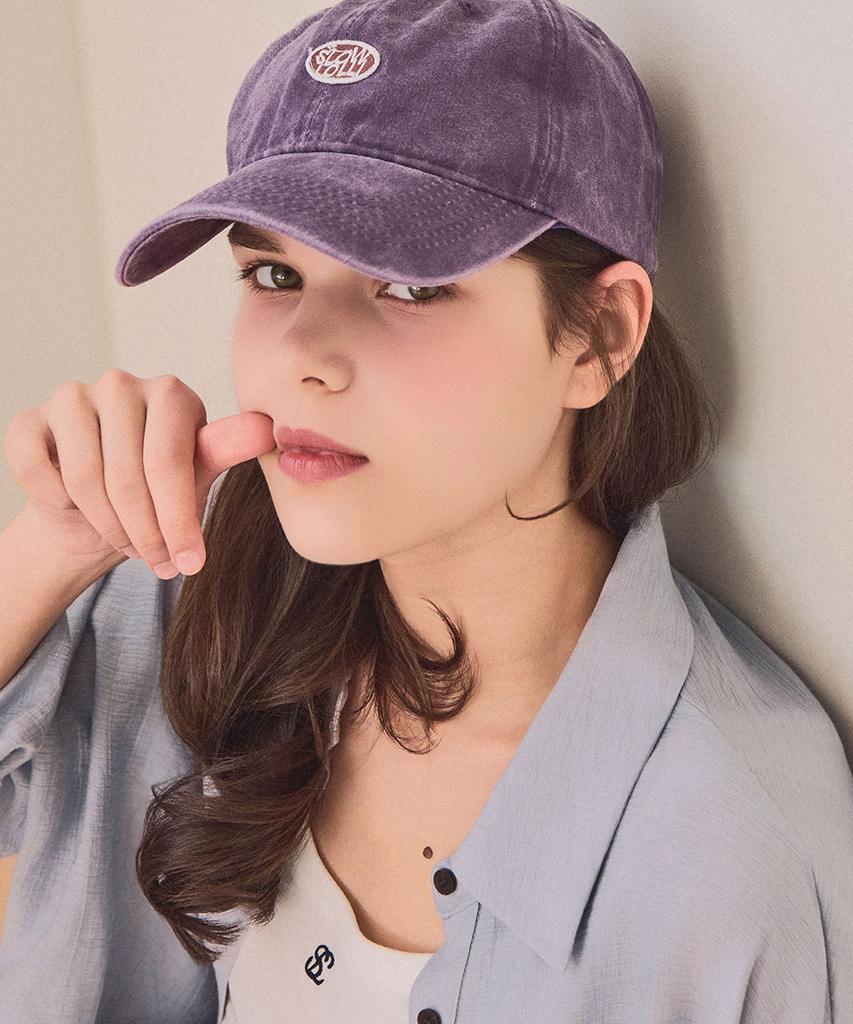 SLOWLOLLI [Add Color] Logo Embroidery Ball Cap_5 Colors