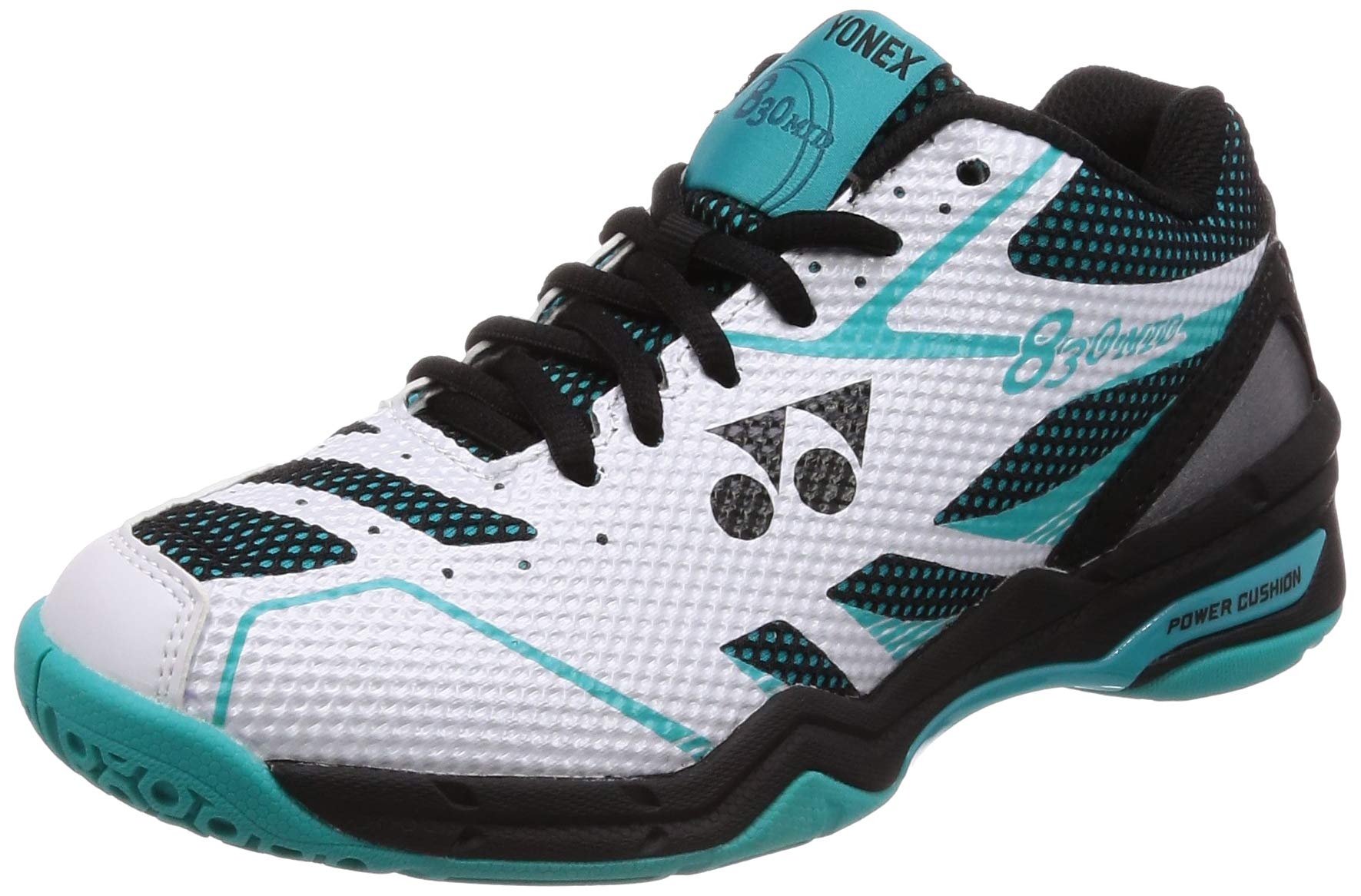 

Бадминтонные кроссовки Power Cushion 830 Mid cm 3E [Yonex] Белый/Мятный (551) 26,0