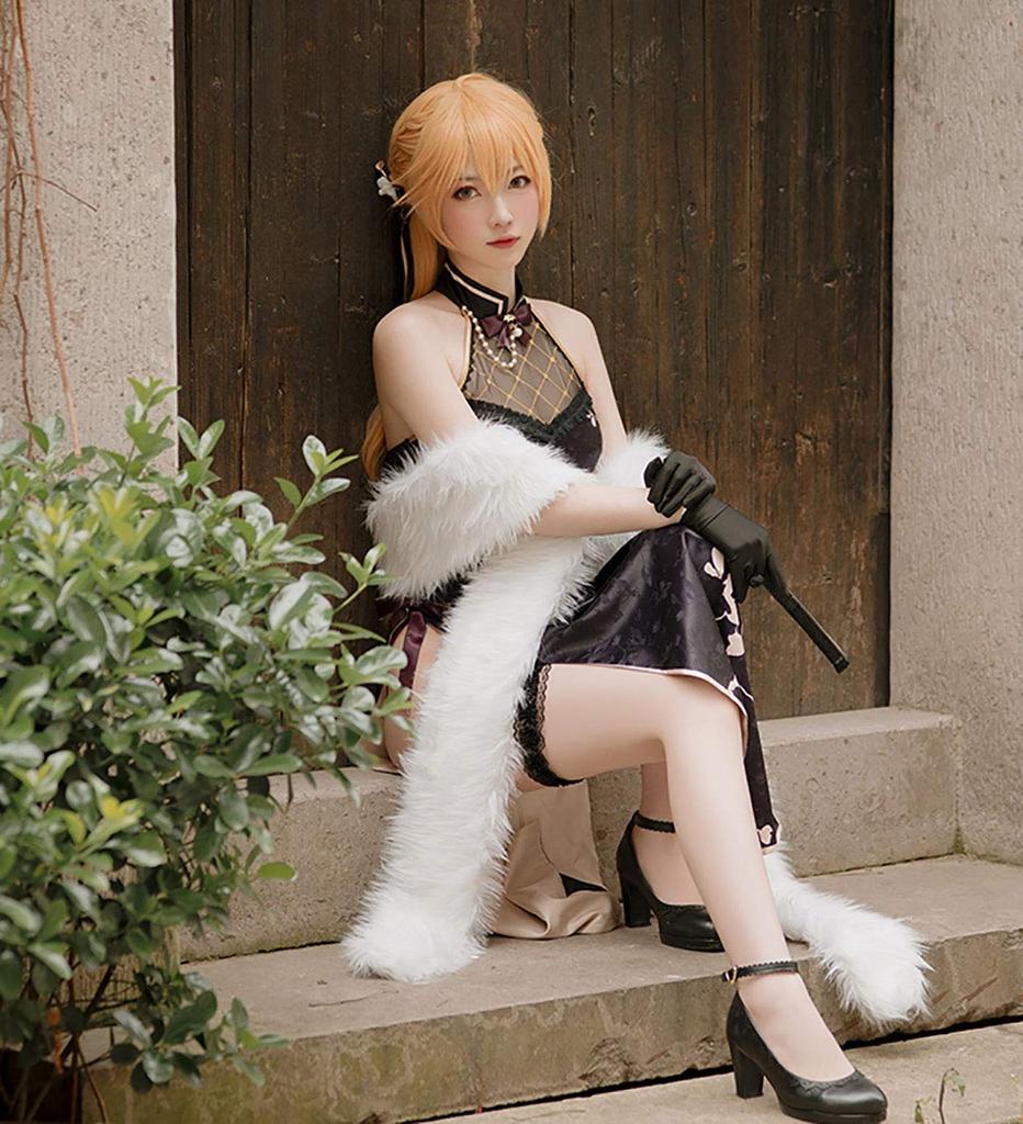 [Milky Time] Dolls' Frontline OTs-14 Groza Cosplay Chinese Dress Halloween