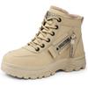 Warm Comfortable Women's Winter Snow Boots with Side Zipper and Fleece Lining Waterproof Shoes