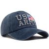 Cappellini da Baseball Ricamati con Bandiera USA Cotone Lavato Vintage Cappellino da Papà Uomo Donna Morbido in Cima Cappello da Sole da Esterno Casuale Patriottico Regolabile