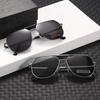 X8692 Men's Polarized Photochromic Driving Sunglasses - Trendy Metal Design, Ideal for Fishing and Outdoor Activities.