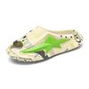 Summer Slippers Large Size Couple Style Home Leisure One-word Drag Thick Bottom Stepping On Shit Feeling Outside Wearing Beach Cool Slippers