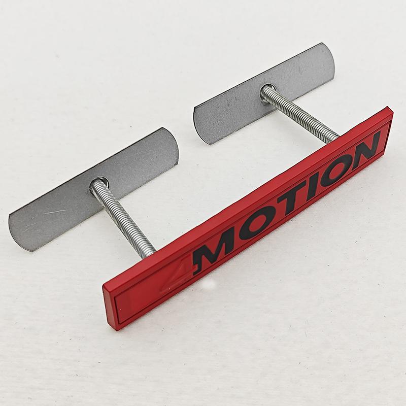 SVLHP1 3D Car 4MOTION Emblem Logo Trim Front Hood Grille Badge Rear Trunk Sticker For VW Volkswagen Polo Golf Passat Jetta Accessories