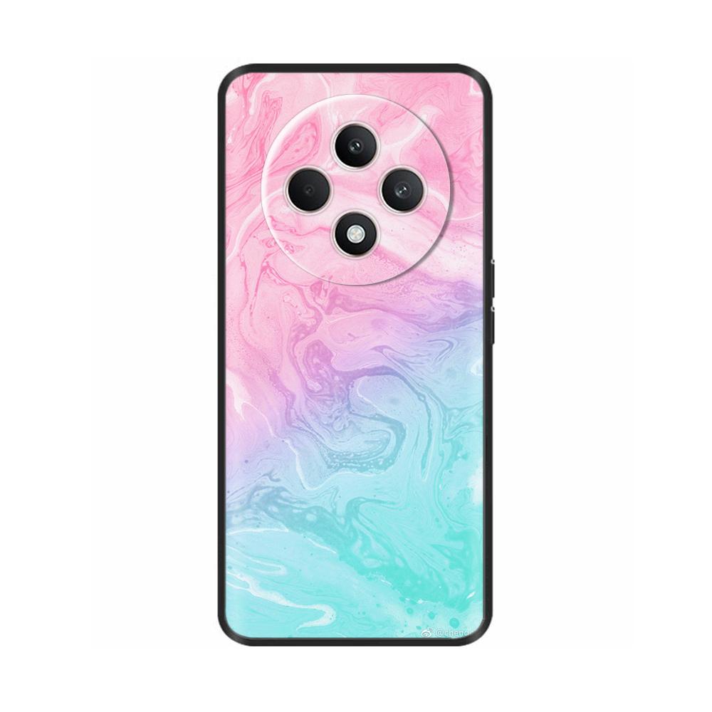 For Oppo Reno 12F 4G Case Reno12 F 5G Shockproof Cover Cute Painted Soft Black Silicone Phone Cases For OPPO Reno12F 4G 5G Coque