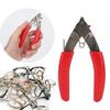 Eye Glasses Screw Cutter Rimless Frame Glasses Cutting Pliers Repair Tools