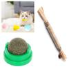 Cat Chew Toy Natural Silver Vine Dental Stick Cats Teeth Cleaning Self-play Toy Safe Catnip Chew Stick for Indoor Cats Playing Promotes Dental Health