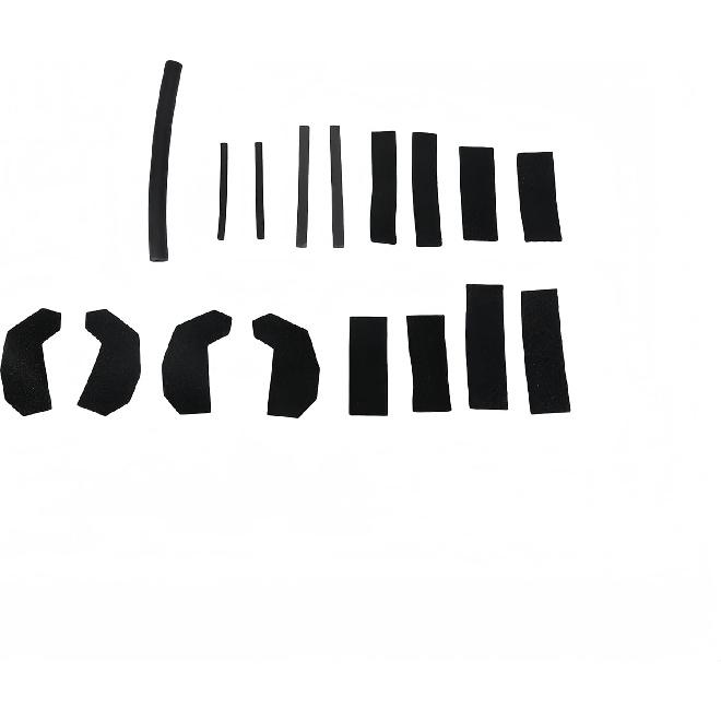 POETRYXIAO Hard Top Seal Kit,Foam Blocker for 2011-2014 Jeep Wrangler JK,Weather Stripping OE Reference 68026937AB