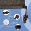 Componentes Resistentes às Intempéries para Sombreamento Solar Kit de Elásticos e Tampa Final Para Persianas Rolantes de Exterior Coolaroo