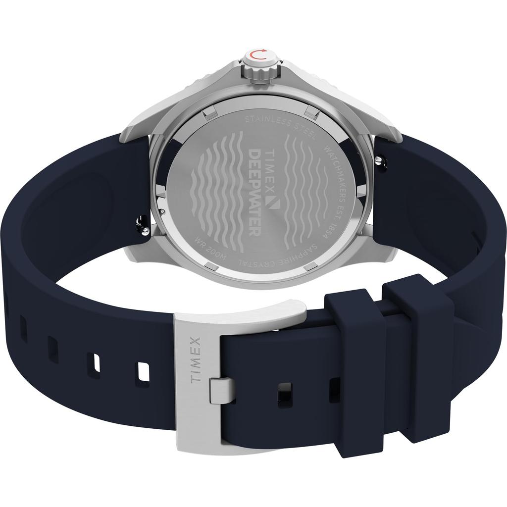 TIMEX Deepwater Meredian 200 Quartz 20 ATM Water Sapphire Blue TW2Y40300 Men's Watch, Resistant, Crystal, Dial, [Authentic]
