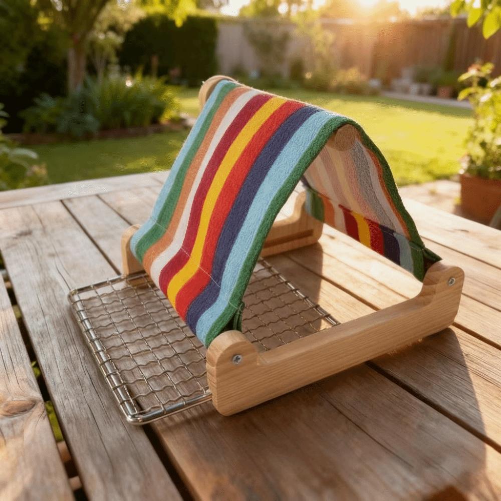 Breathable Bird Shelter Retractable Hanging Hammock Bird Nest House  Cage Accessories