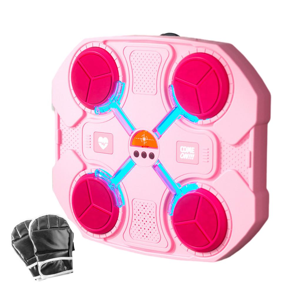 Music Boxing Machine Wall Target Rechargeable Blue Tooth Compatible Smart Punching Pads With Gloves For Boxing Agility Exercise