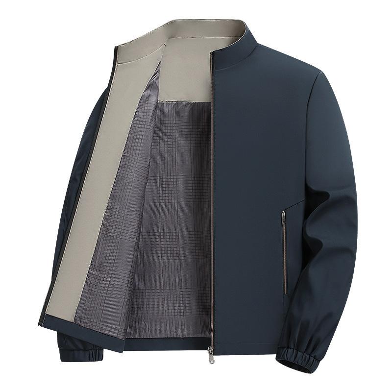 Autumn and Winter Men's Casual Jacket Outdoor Sports Middle-aged and Young Men's Loose Casual Sports Jacket Jacket