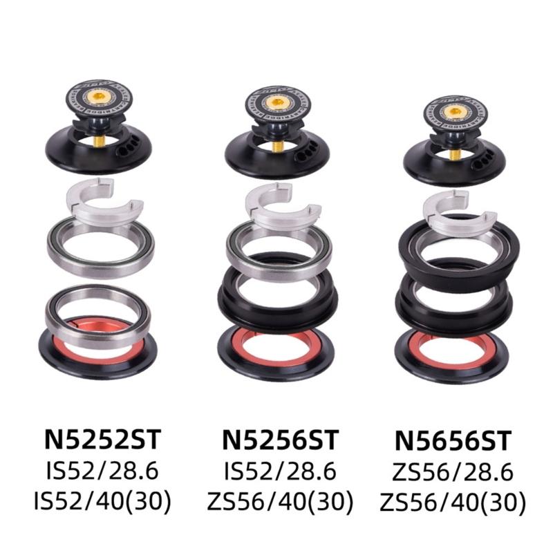 30 45 Degrees Angulars Contact Bearing Headsets Integrated Cable Port Brake Shifts Housing Compatibility