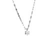 2025 New Fashion Simple Simple Fresh Six Claw Necklace Female Temperament Personality Collarbone Chain Jewelry
