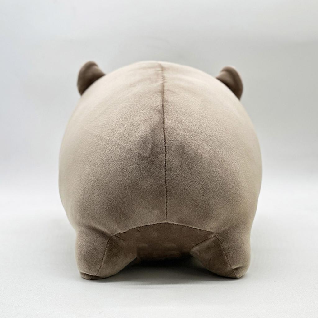 Adorable Pygmy Hippo Plush Toy Soft Hippopotamus Stuffed Animal Pillow for Children and Adults Gift