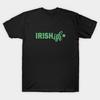 Herren Schwarzes T-Shirt mit Aufdruck Irishish No-Cut Transferpapier Druck Baumwoll-T-Shirt