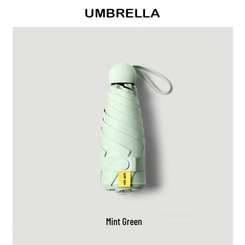 50% Off Women's Portable Sun Umbrella - Anti-UV, Manual Folding, Rain or Shine Parasol