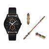 ARMANI EXCHANGEAE Wrist Watch Quartz Movement Leather Strap 42mm Black Dial Men's Watches AX1886