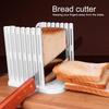 Foldable Bread Slicer Loaf Toast Cutter Mold Baking Tools for Slicing Bread Kitchen