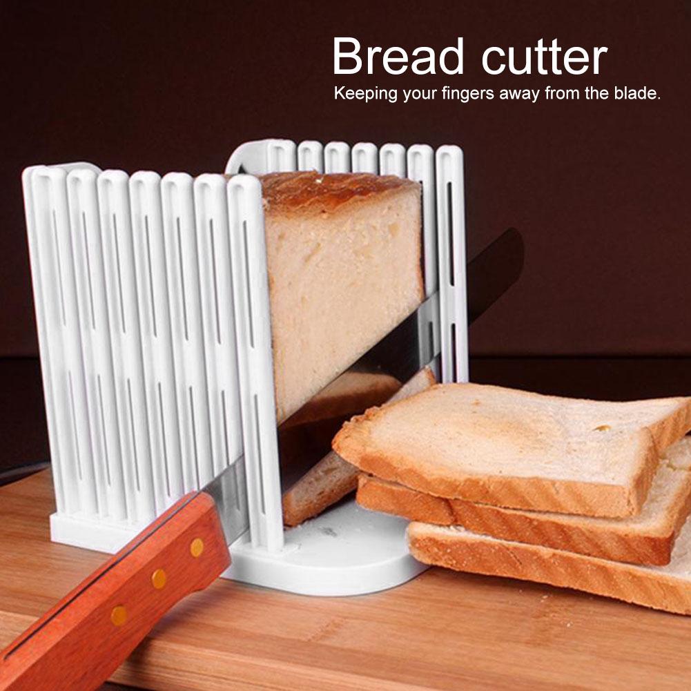 Foldable Bread Slicer Loaf Toast Cutter Mold Baking Tools for Slicing Bread Kitchen