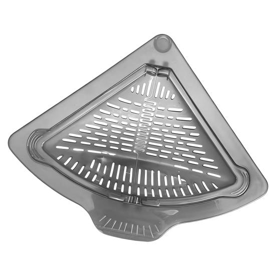 

Triangular Magnetic Drain Basket Sink Corner Strainer Triangular Kitchen Sink Drain Basket Waste Catcher for Debris Food Scraps Leftovers