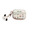 For Apple AirPods wireless bluetooth headset protective case case ins cute puppy creative transparent cartoon