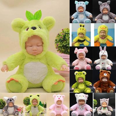 28cm Cute Lifelike Silicone Baby Dolls Newborn Toddlers Doll Real Reborn Baby Doll Kids Toy Gifts