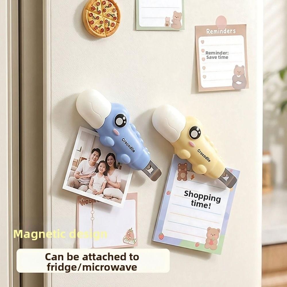 Magnetic 2-in-1 Crocodile Bottle Opener Box Opener Easy To Store Bottle Opener Effort-saving Saves Space Beer Can Opener