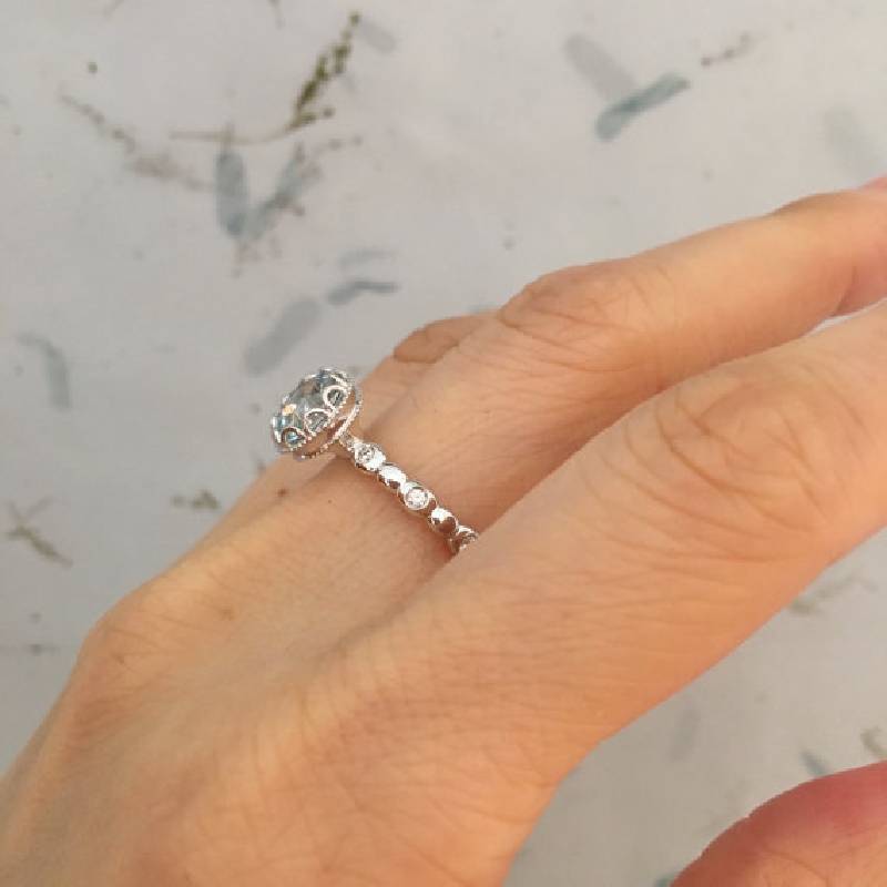 Creative Personalized Rhinestone Ring Girls Go Out With Decorative Gift Jewelry