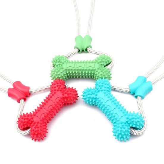 Yousheng Dog Chew Toy for Aggressive Chewers Suction Cup Tug of War Pull Toy Interactive Rope Puppy Teething Toy Dog Molar Bite Toy for Small Large
