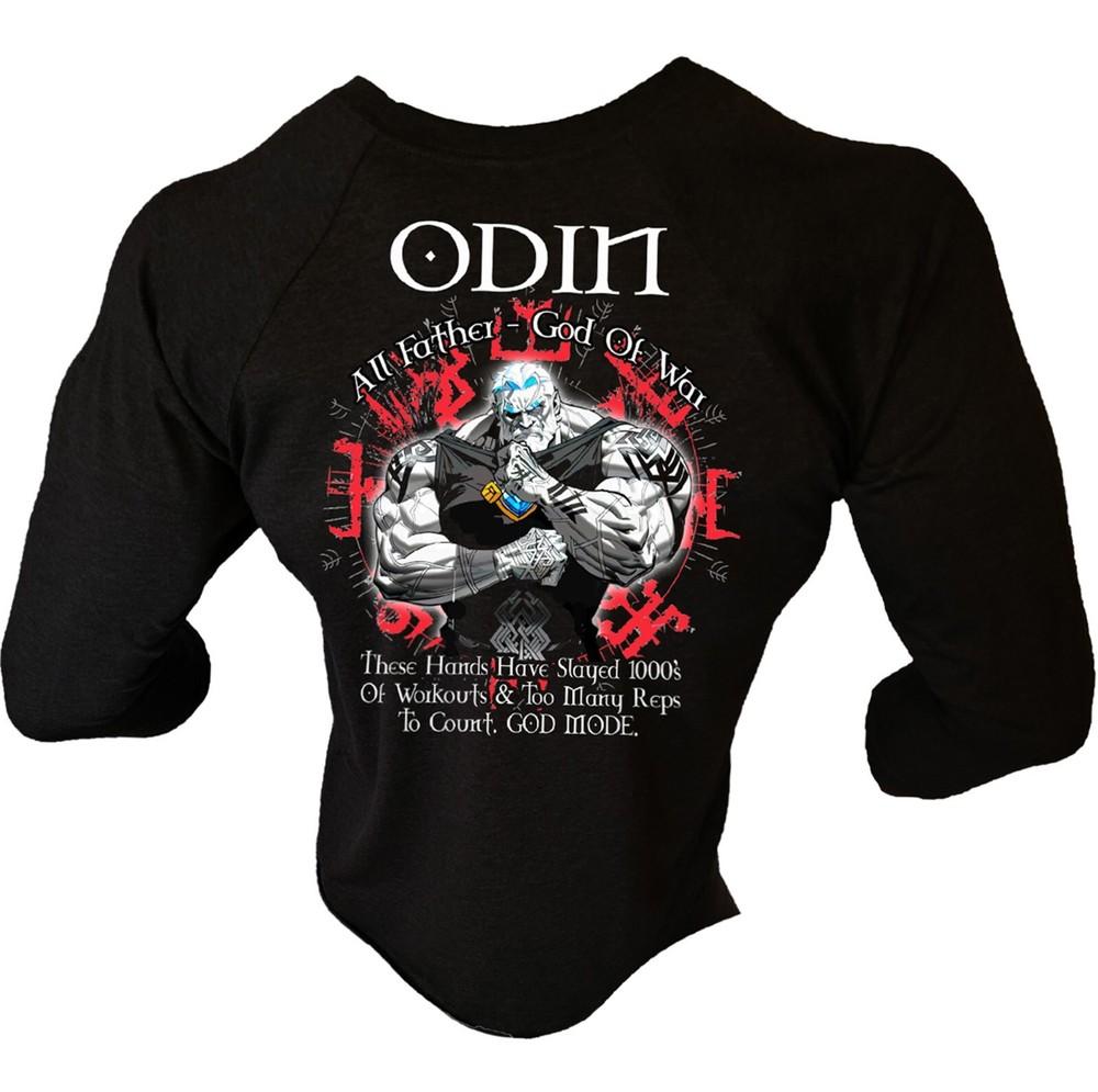 Iron Gods Valhalla Series Odin Gym Shirt, Gym Outfit, Pump Cover, Gym Shirt Unisex T-Shirt M