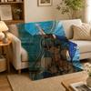 Anime M-Magic Knight Rayearth Throw Blankets Soft Warm Flannel Blanket Bedding for Bed Living Room Home Sofa