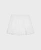 Alkialka Pintuck Frill Skirt (White)