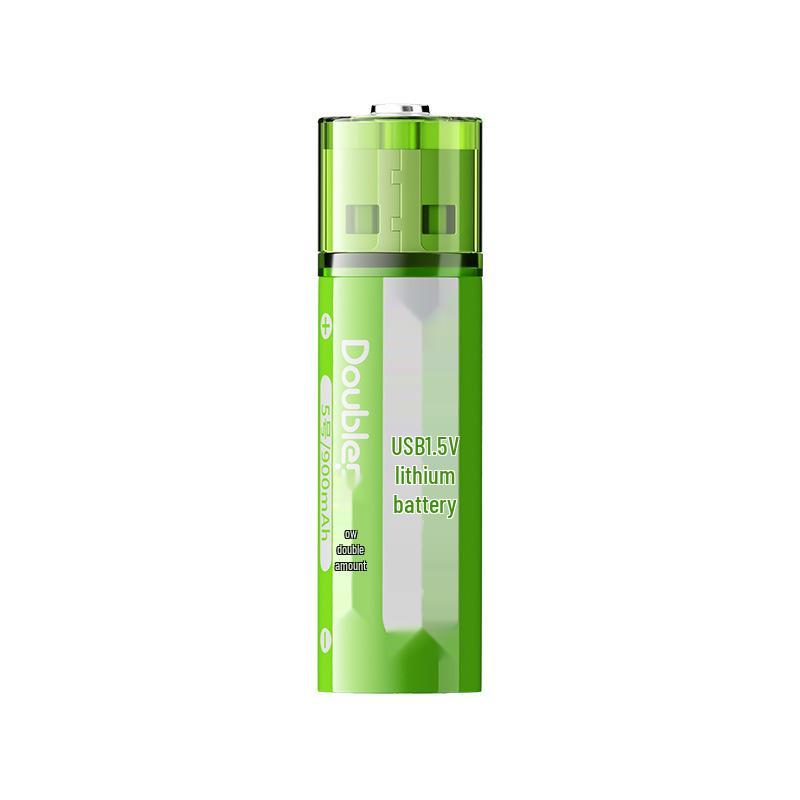 Double Capacity USB Rechargeable AA Lithium Battery 1.5V for Remote Controls, Game Controllers, Smart Locks (Size 5) In Stock